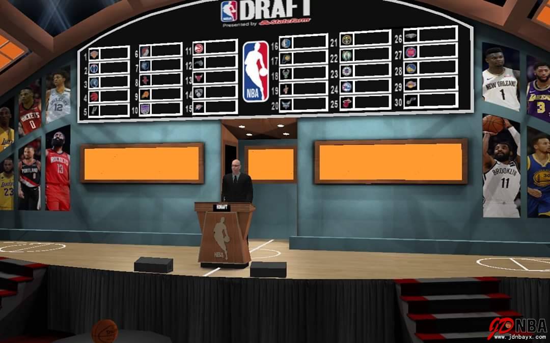 NBA选秀背景图片
